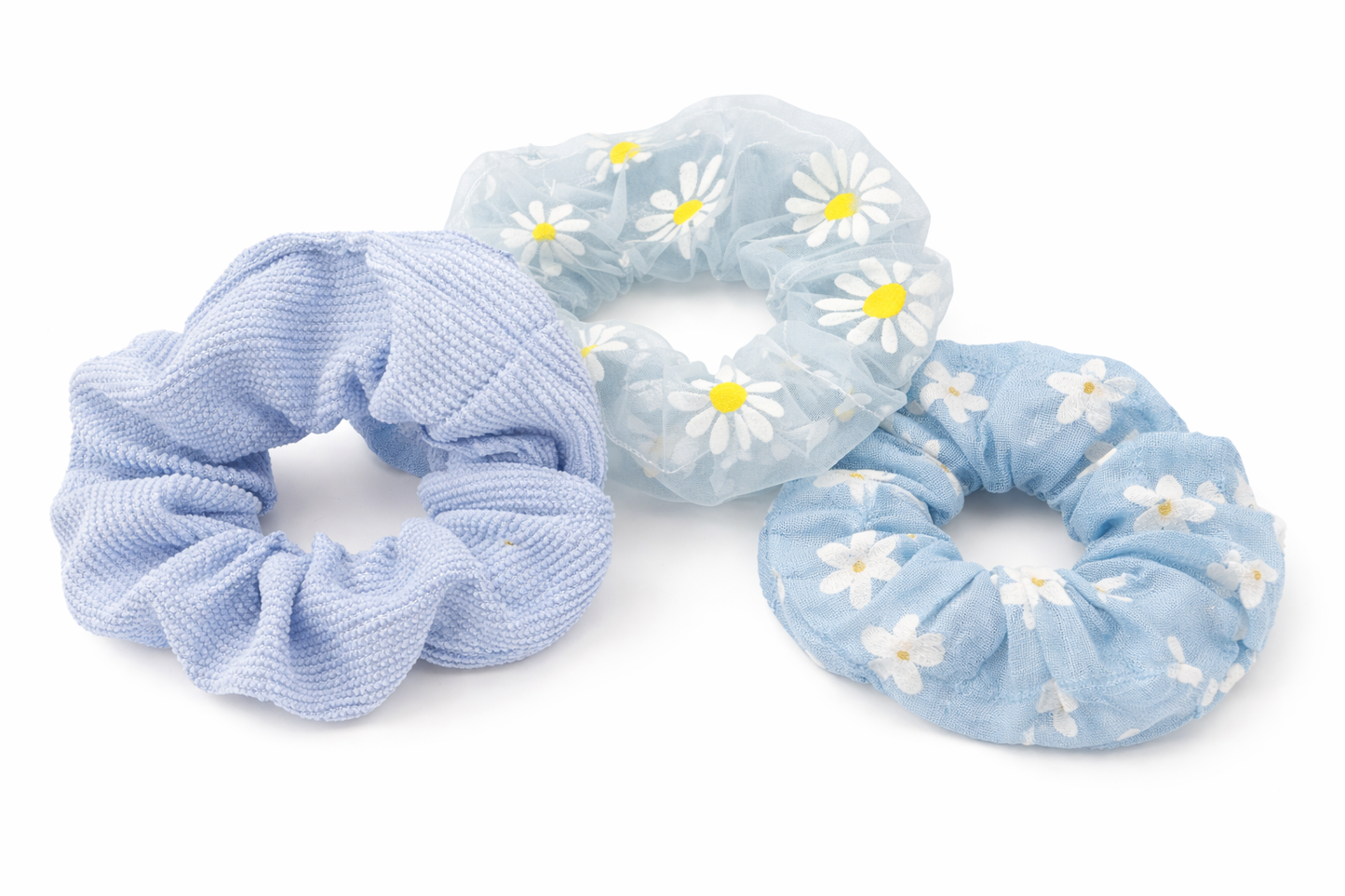 Blaues blümchen 3er Set