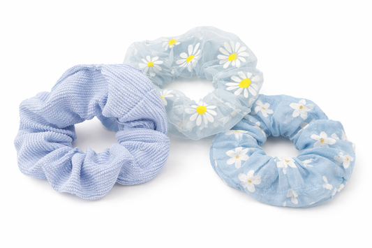 Blaues blümchen 3er Set